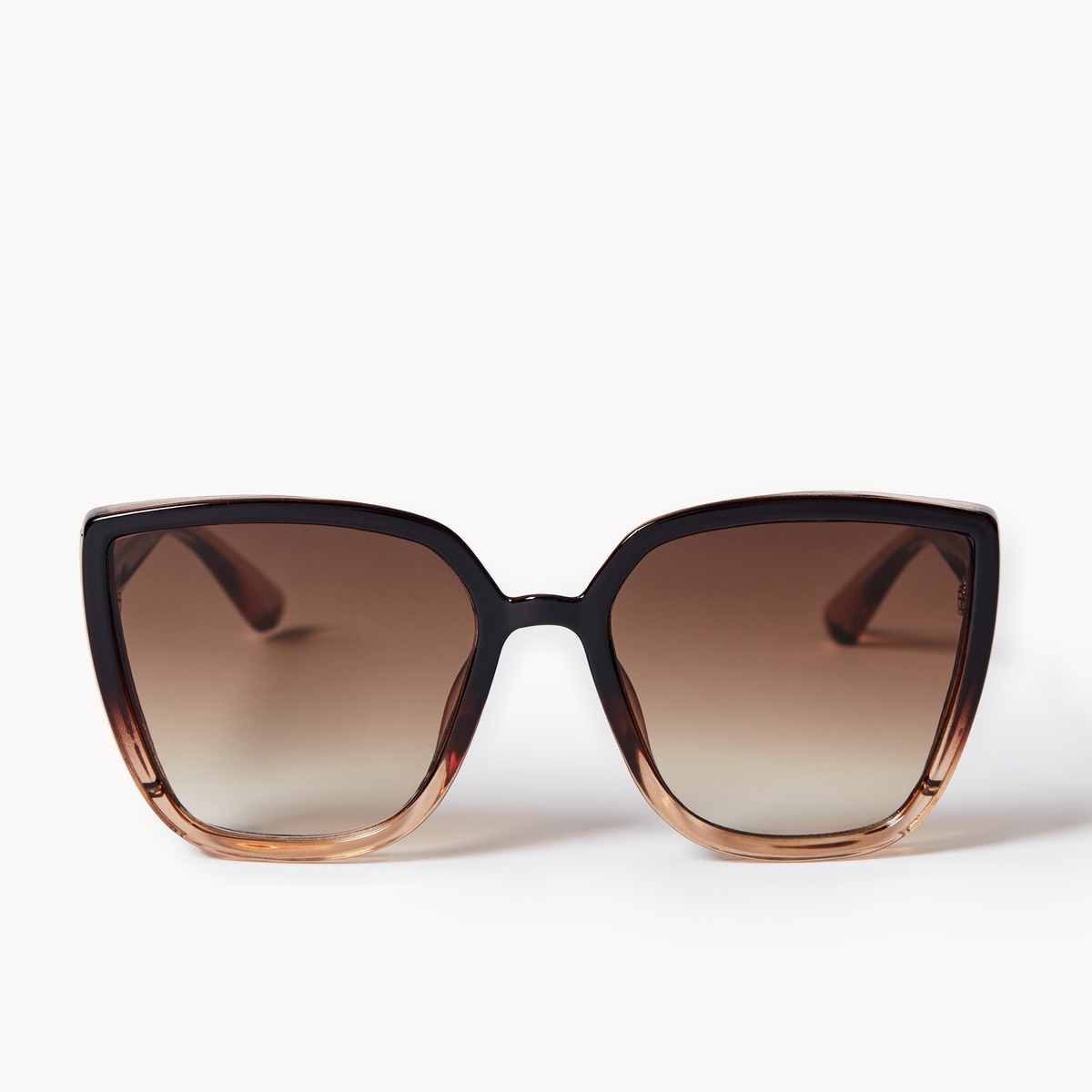 Lunettes de soleil il de chat, brun dgrad - Brun