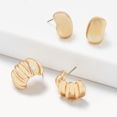 Joe Fresh Duo Scoop Earrings 1 ea, $14.00/1ea