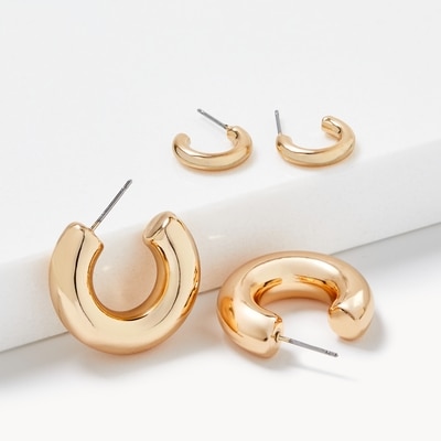 Joe Fresh Duo C-Hoop Earrings 1 ea, $14.00/1ea
