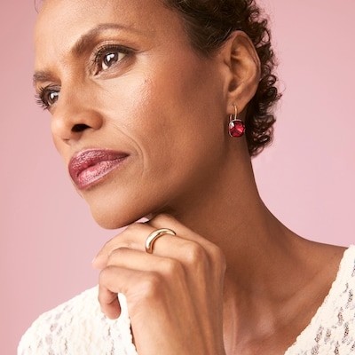 Joe Fresh Square Rhinestone Drop Earrings 1 ea, $12.00/1ea