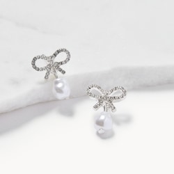 Joe Fresh Bow Pearl Drop Earrings 1 ea, $12.00/1ea