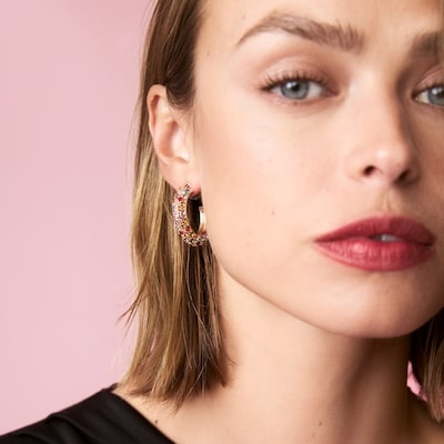 Joe Fresh Créoles ouvertes avec pierres du Rhin 1 ea, 14,00 $/1ch