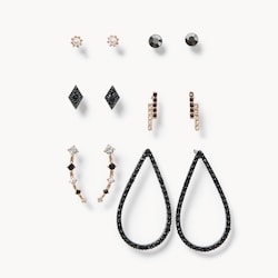 Joe Fresh 6-Pack Rhinestone Earrings 1 ea, $15.00/1ea