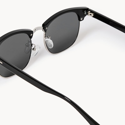 Men's Clubmaster Sunglasses - Black