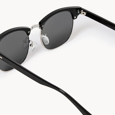 Lunettes de soleil Clubmaster, homme - Noir
