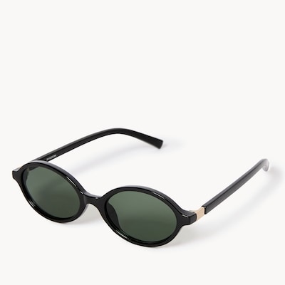 Lunettes de soleil ovales étroites