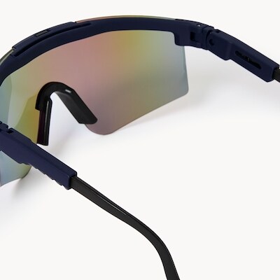 Lunettes de soleil sport avec écran, homme - Marine