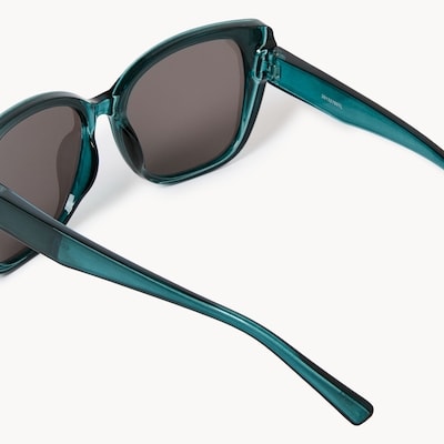 Oversized Square Sunglasses - Teal