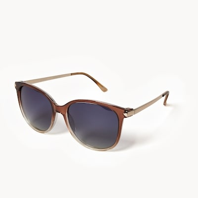 Polarized Square Sunglasses - Light Brown