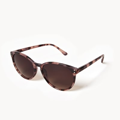 Lunettes de soleil rondes - Brun