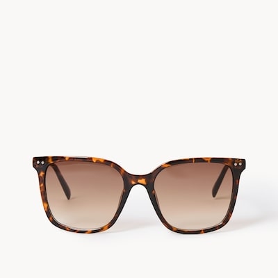 Joe Fresh Lunettes de soleil carrées à écaille de tortue 1 ea, 16,00 $/1ch