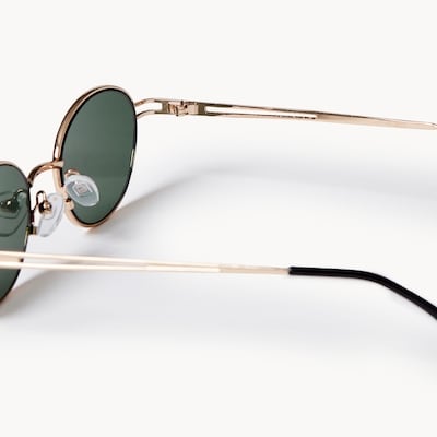 Metal Oval Sunglasses