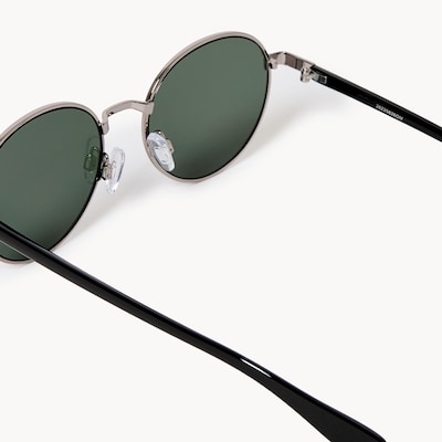 Men's Round Sunglasses - Black