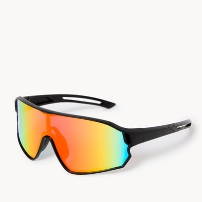 Men's Sport Shield Sunglasses - Black