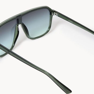 Men's Shield Sunglasses - Green