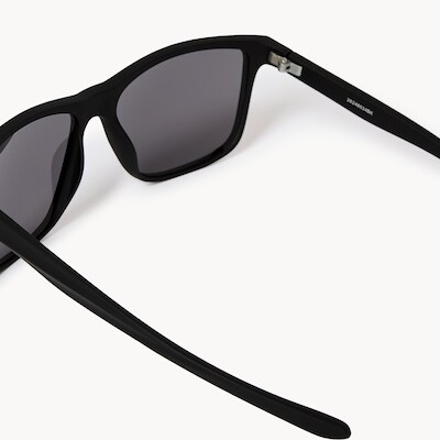Lunettes de soleil carrées pour hommes - Noir