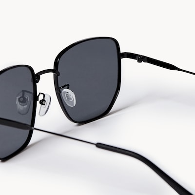 Lunettes de soleil hexagonales pour hommes