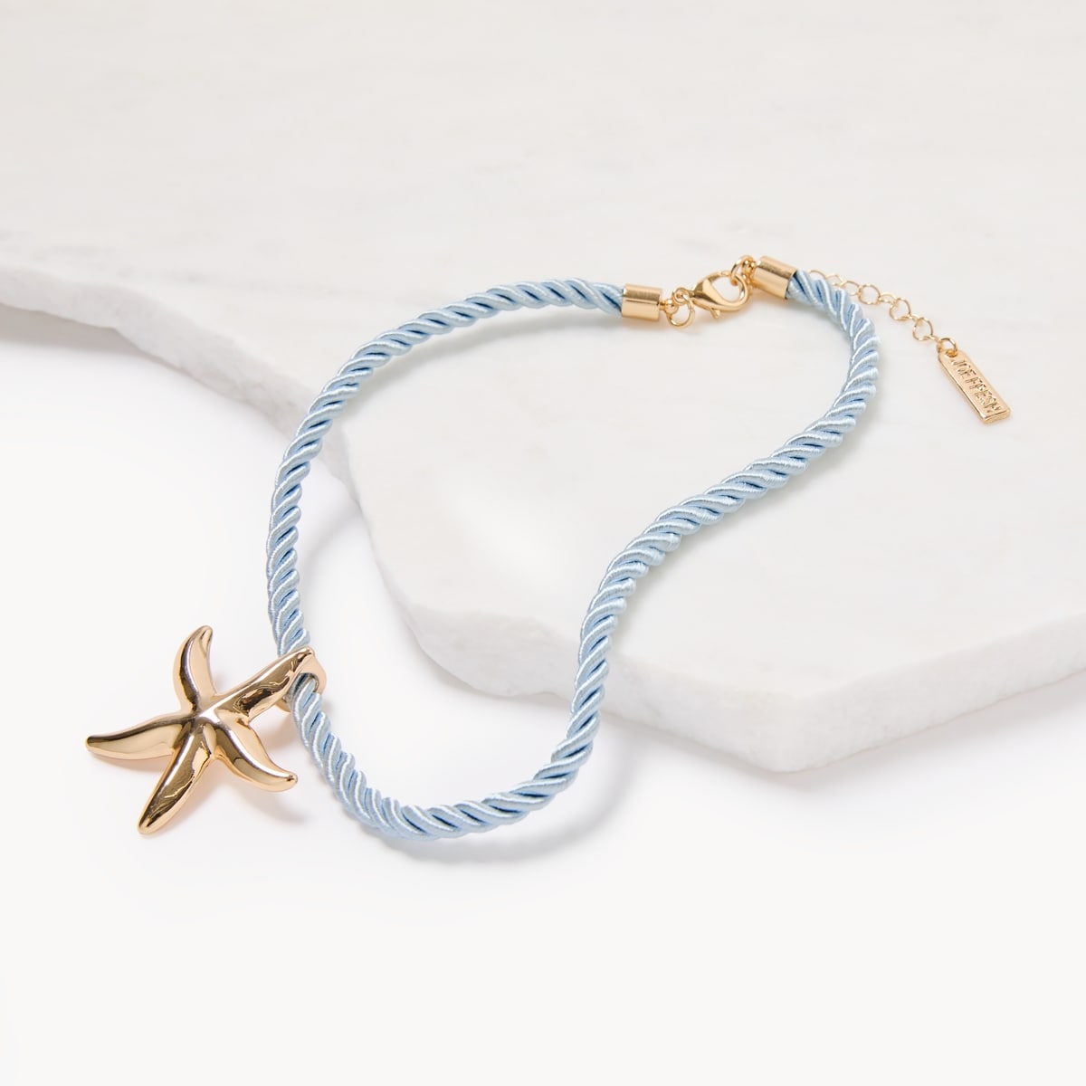 Collier  pendentif en forme dtoile de mer - Bleu