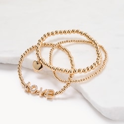 Joe Fresh 3-Pack Love Stretch Bracelets 1 ea, $19.00/1ea