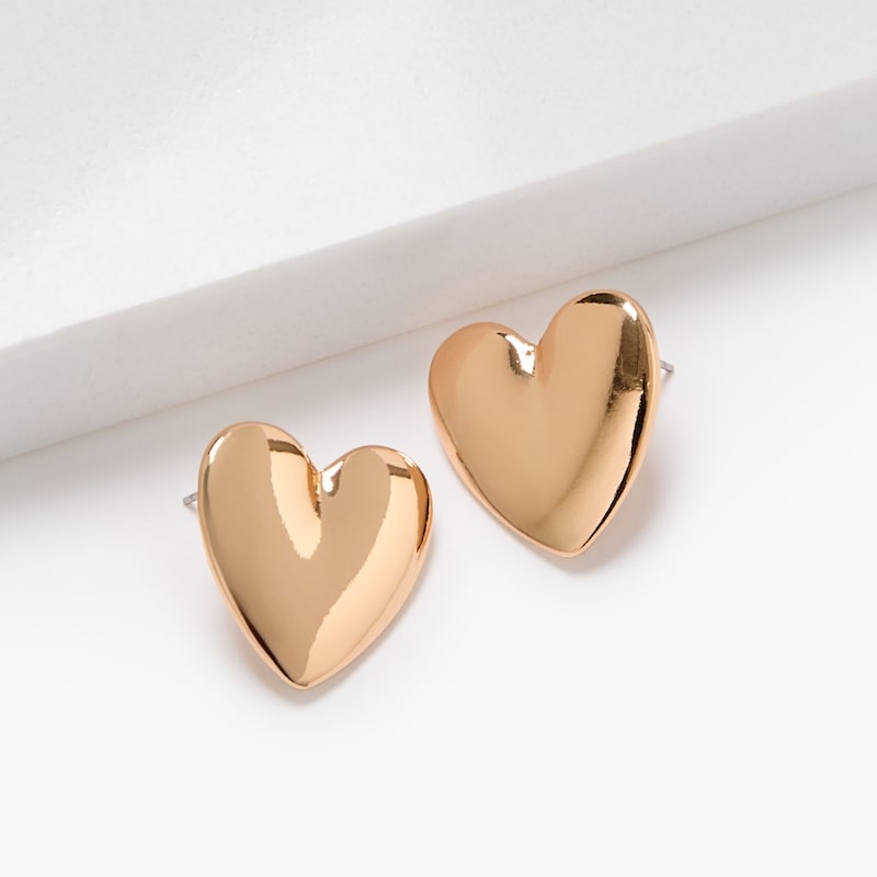Heart Stud Earrings