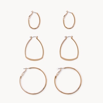 Joe Fresh Ensemble de 3 paires de créoles 1 ea, 12,00 $/1ch