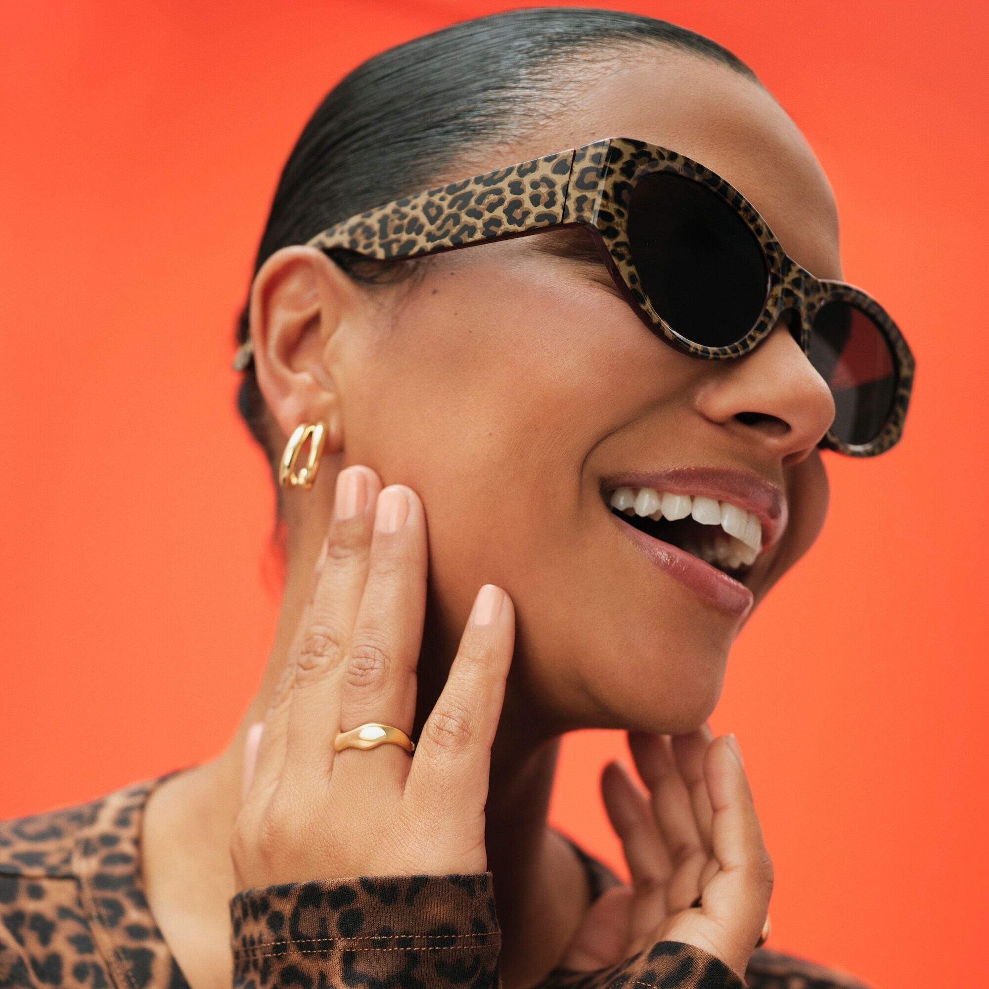 Double Open-Hoop Earrings
