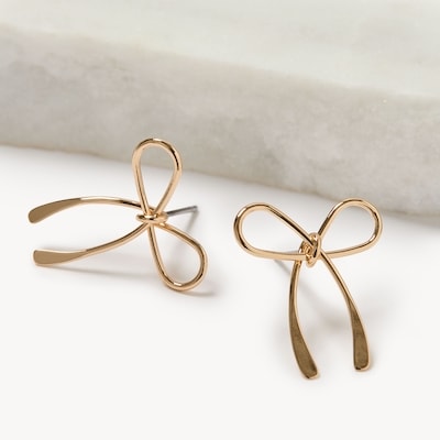 Boucles d’oreilles avec boucles en fil métallique - Or