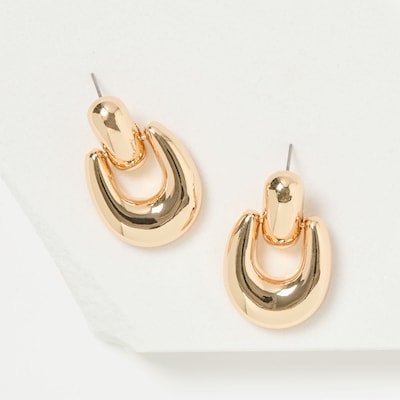 Boucles d’oreilles heurtoir dorées - Or