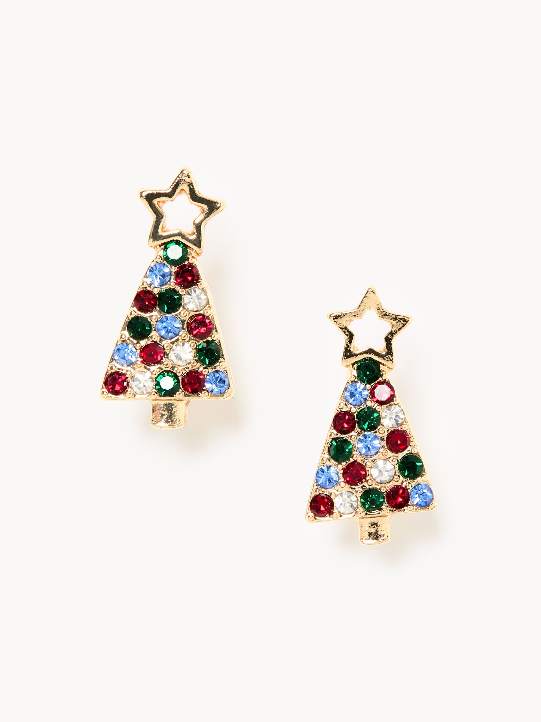 Dormeuses sapin de Noël en pierres du Rhin