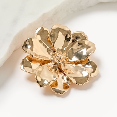 Flower Brooch - Gold