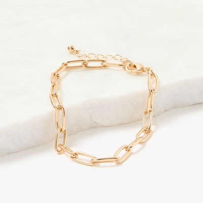 Gold Chain Link Bracelet - Gold