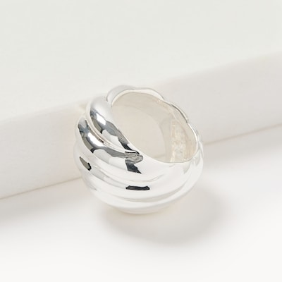 Silver Statement Ring - Silver