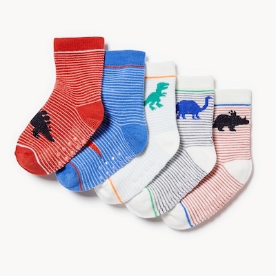 Joe Fresh Baby Boys' 5-Pack Crew Socks 1 ea, $8.00/1ea