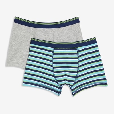 Kid Boys' 2 Pack Boxer Briefs - Print 1