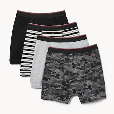 Kid Boys' 4-Pack Boxer Brief - Print 4