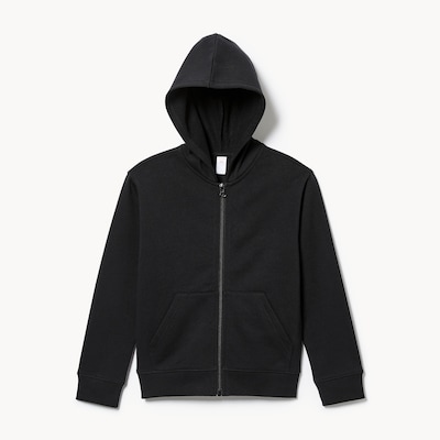Kid Boys' Fleece Hoodie - JF Black