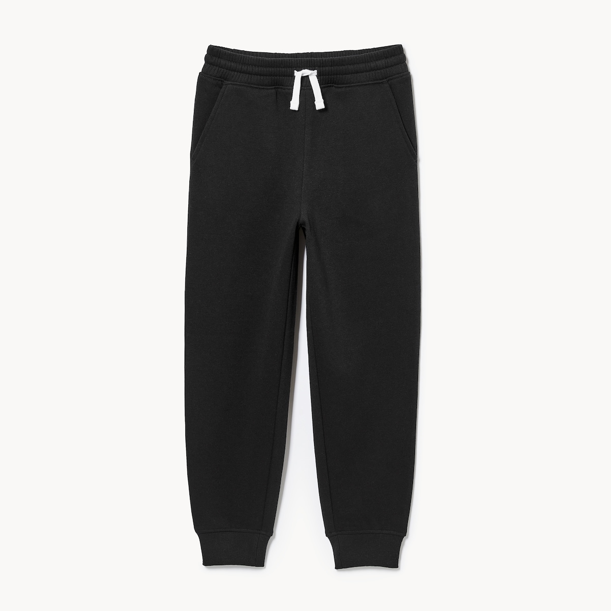 Pantalon de jogging en molleton pour garons - Noir Jf