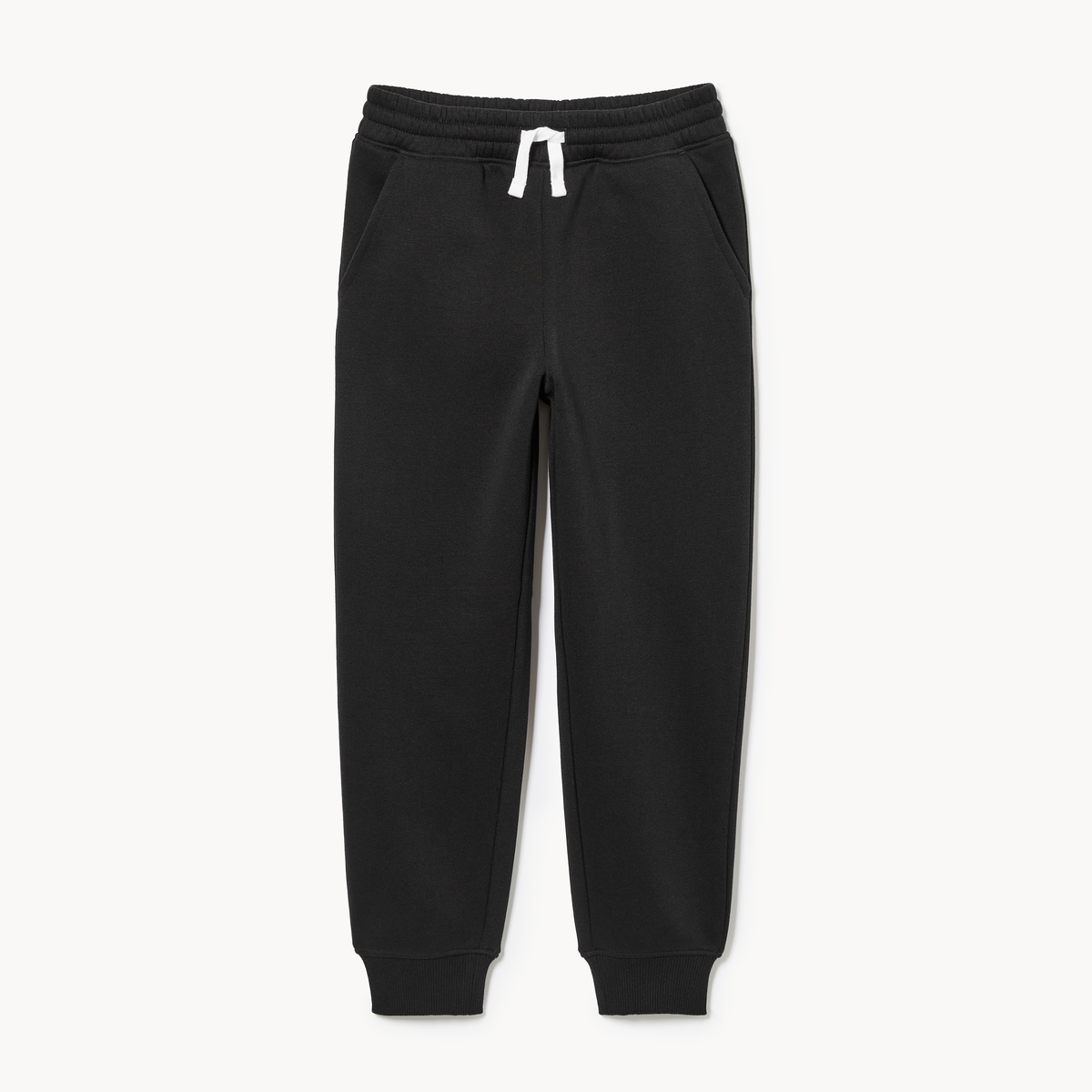Pantalon de jogging en molleton pour garons - Noir Jf