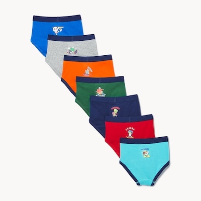 Ensemble de 7&nbsp;caleçons pour petits garçons