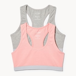 Joe Fresh Kid Girls' 2-Pack Racerback Bralette 1 ea, $14.00/1ea