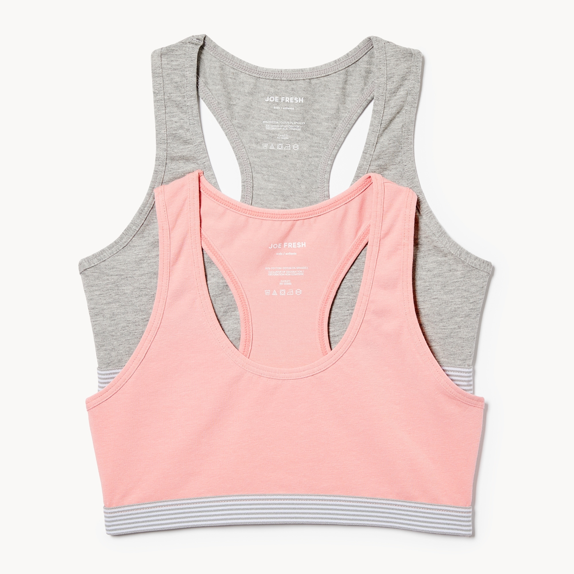 Ensemble de 2 bustiers à dos nageur pour filles