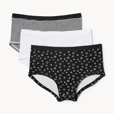 Kid Girls' 3-Pack Boyshort - Print 2