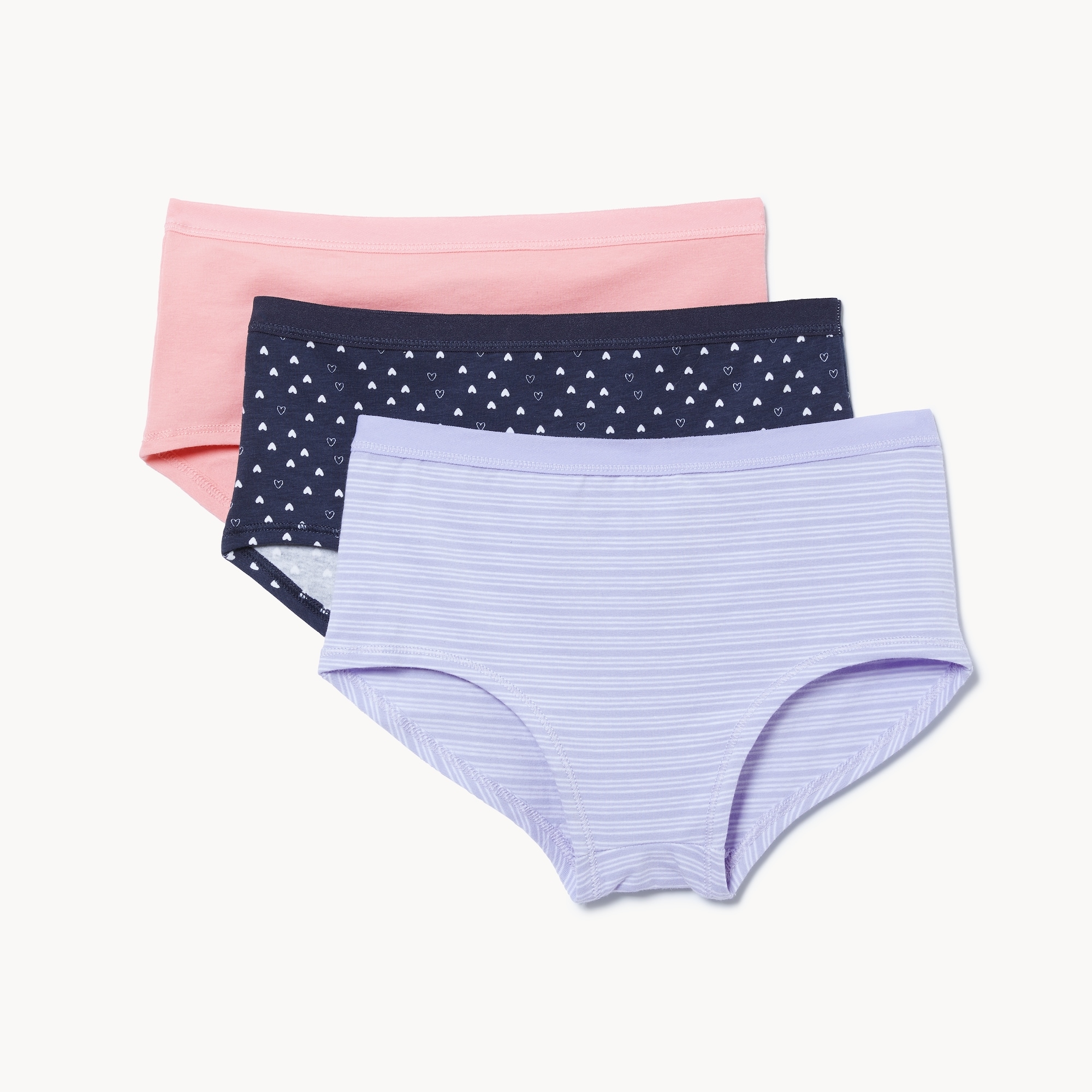 Kid Girls' 3-Pack Boyshort