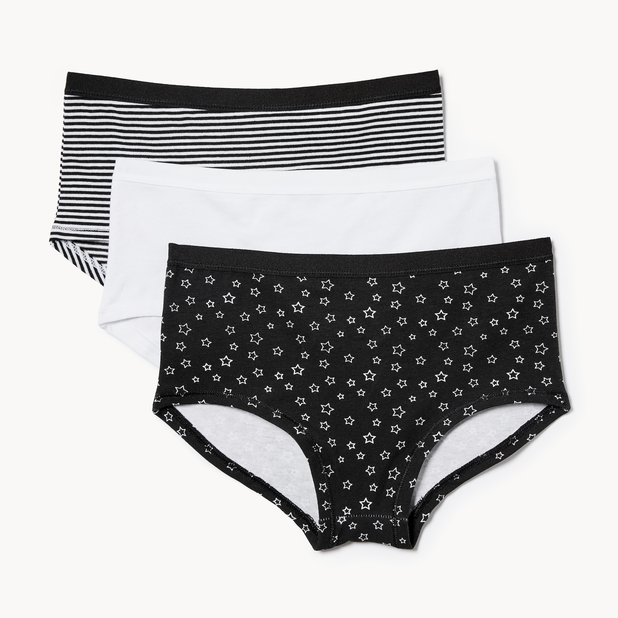 Kid Girls' 3-Pack Boyshort