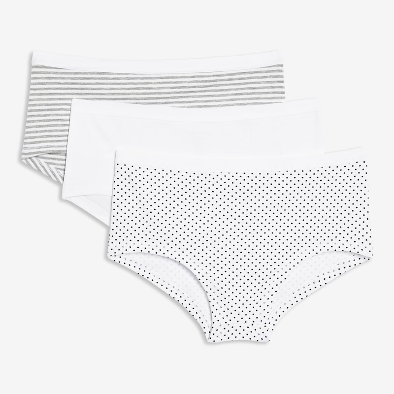 Kid Girls' 3-Pack Boyshort