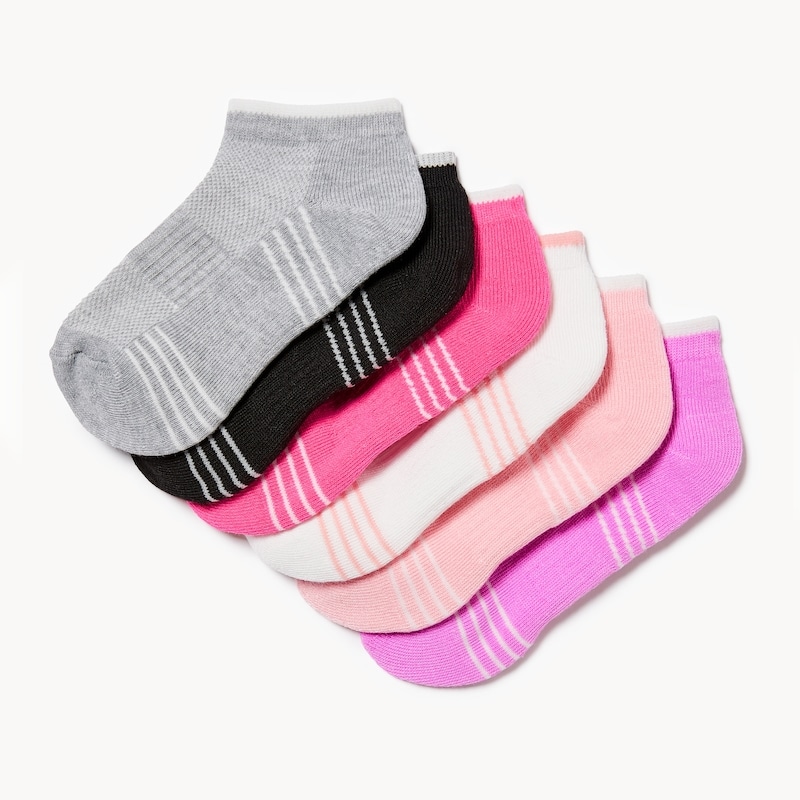 Kid Girls' 6-Pack Low-Cut Socks