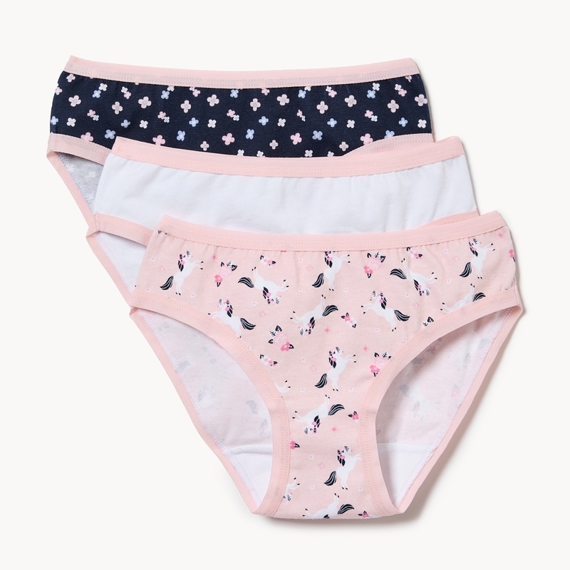 Toddler Girls' 3-Pack Bikini