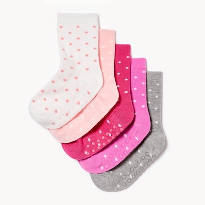 Joe Fresh Lot de 5 paires de chaussettes mi-mollet 1 ea, 10,00 $/1ch