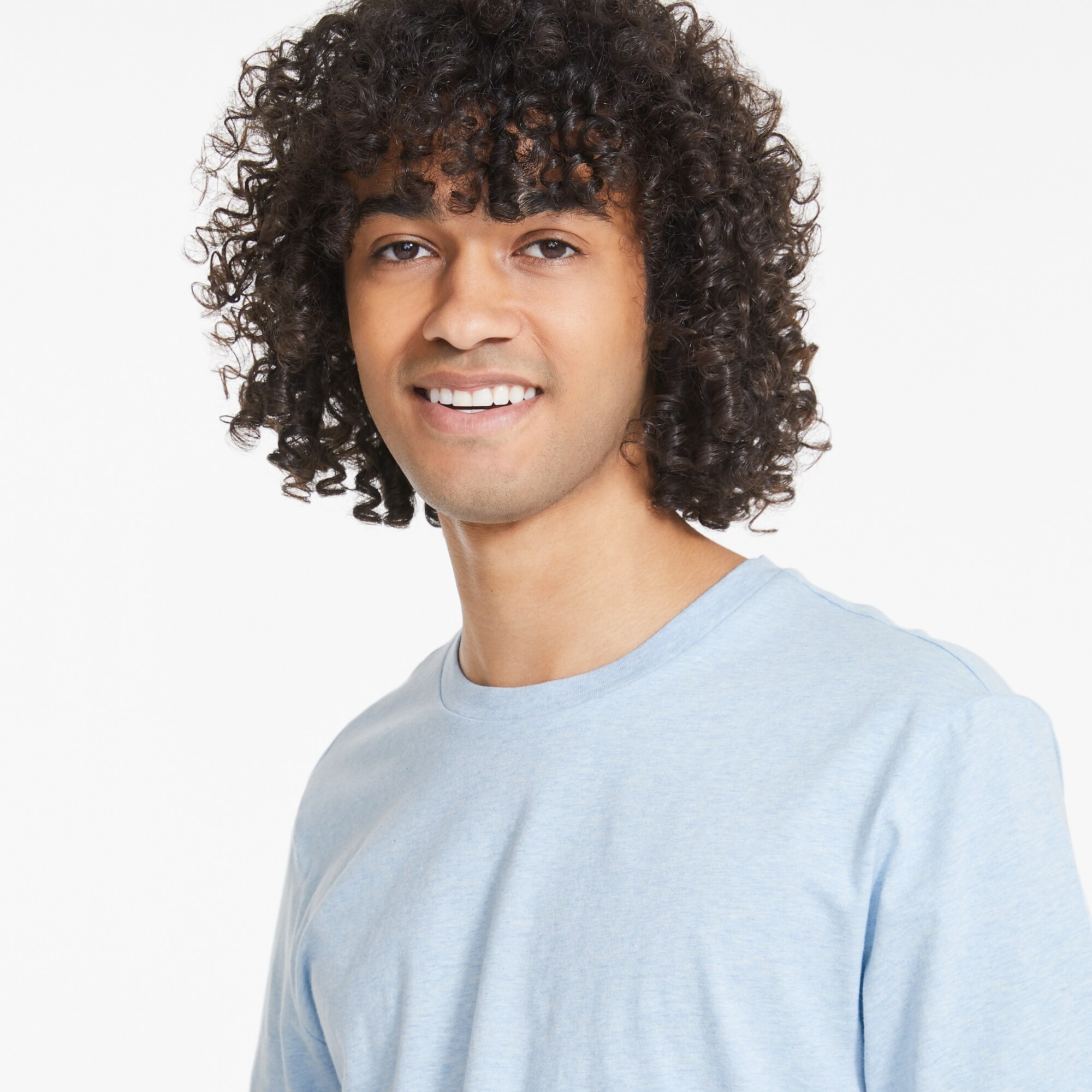 T-shirt ras du cou en coton biologique pour hommes