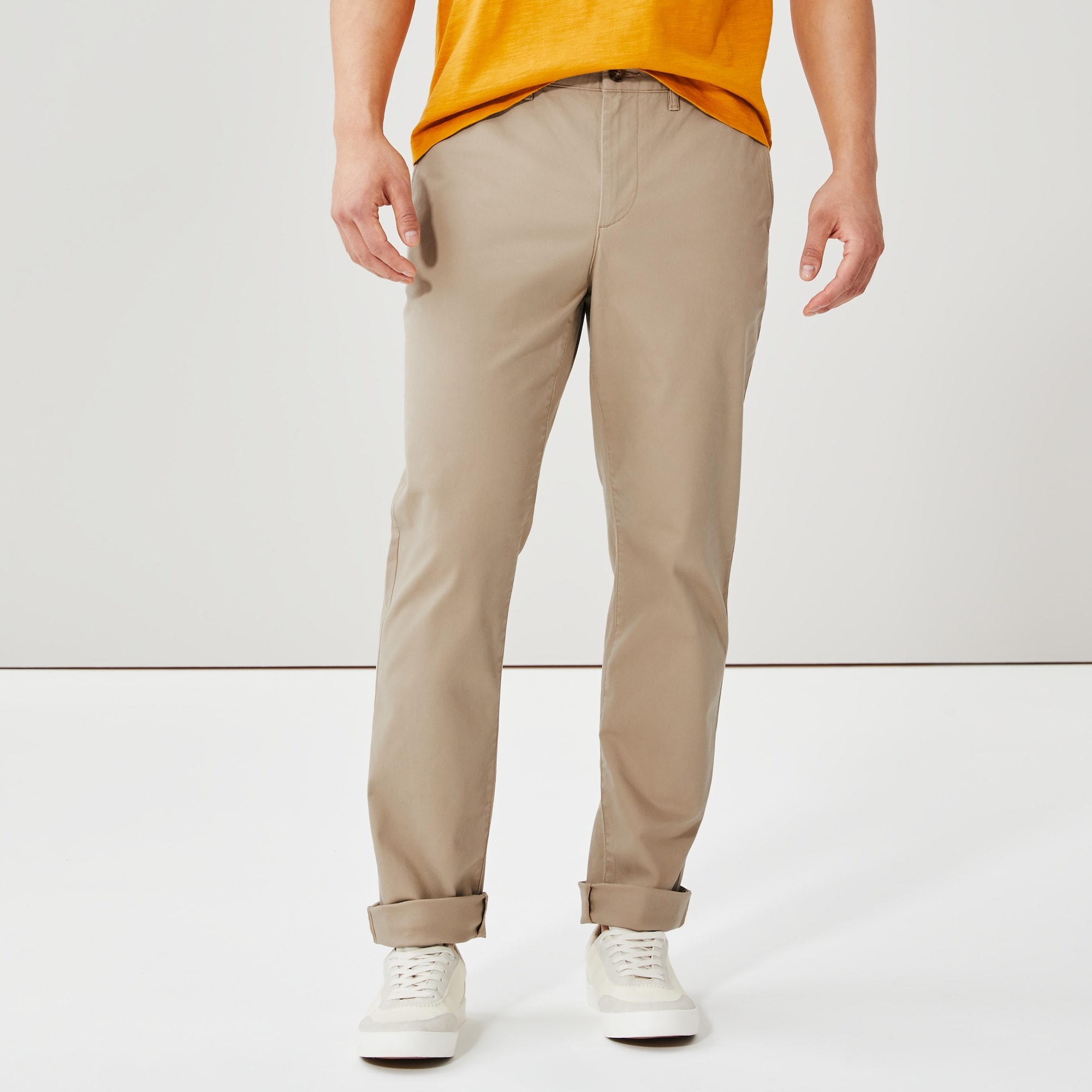 Men's Chino Pant in Khaki Brown from Joe Fresh